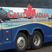Great Canadian bus / Bus feuille d'érable - 16 août 2009.