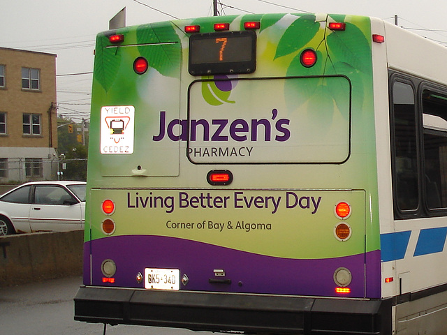 Janzen's bus / Autobus Janzen - 16 août 2009.