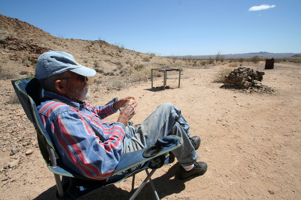 Gardner at Shack Near Red Canyon (3759)