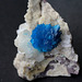 Cavansite sur gypse