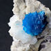 Cavansite sur gypse