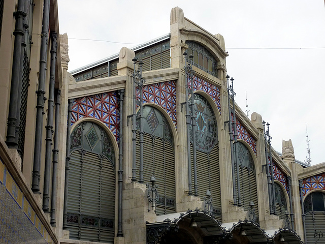 Mercado central - l'entrée principale