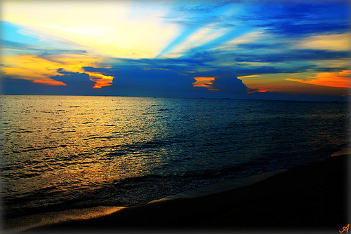 COUCHER DE SOLEIL ****