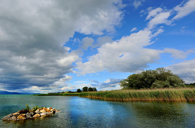 Nuages et reflets...