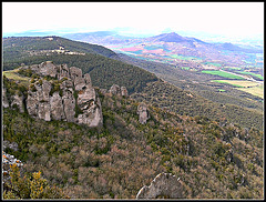 Vista desde el Montejurra (Navarra).