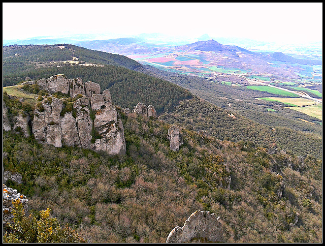 Vista desde el Montejurra (Navarra).