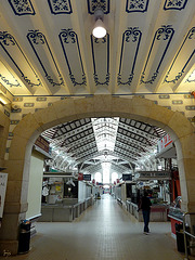 Mercado central - l'allée principale
