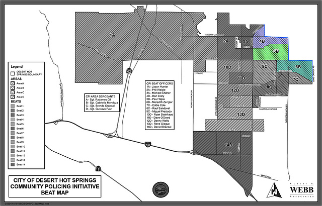 DHS Police Area-B map