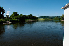 Weserfähre auf der Weser