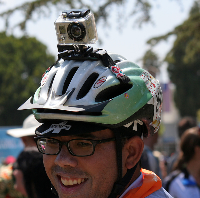 AIDS LifeCycle 2012 Closing Ceremony - Rider 2600 & GoPro Hero (5747)