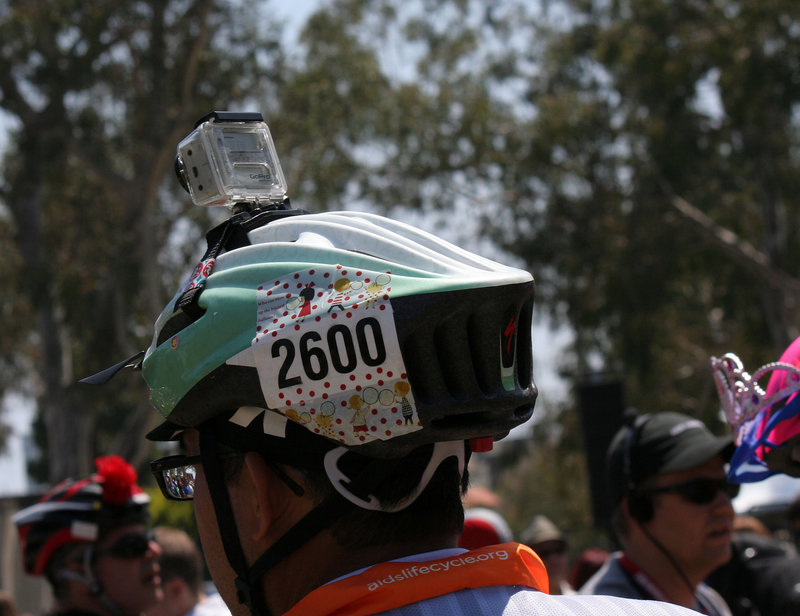 AIDS LifeCycle 2012 Closing Ceremony - Rider 2600 & GoPro Hero (5748)