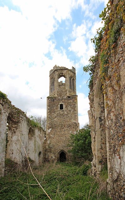 Ruins of Saint Lawrence's Church, former Wretham Hall Estate, Norfolk