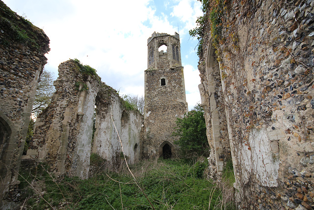 Ruins of Saint Lawrence's Church, former Wretham Hall Estate, Norfolk