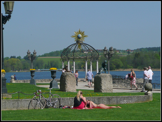 Erste Sommerfreuden am Waginger See in Bayern