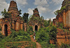 Way up to the hill top among hundred old pagodas