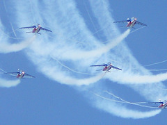 patrouille de france en vol