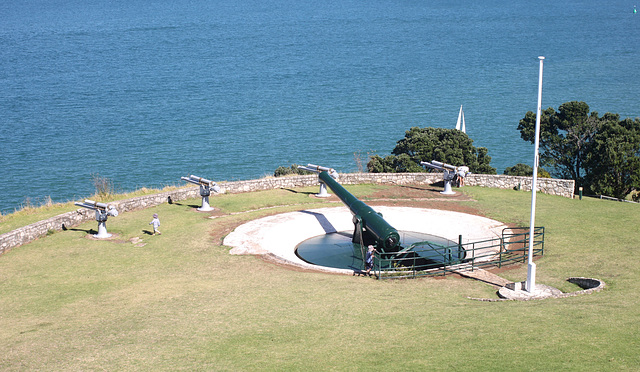 8" Disappearing Gun