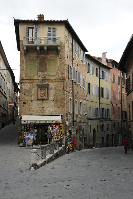 Straßen und Gassen in Siena