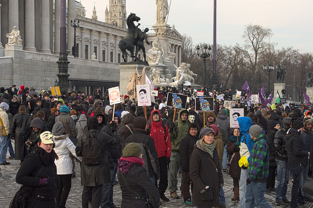 ACTA Demonstration 11. Februar 2012 in Wien