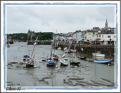 le port à marée basse