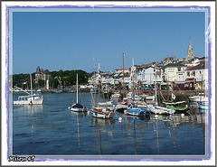 le port à marée haute