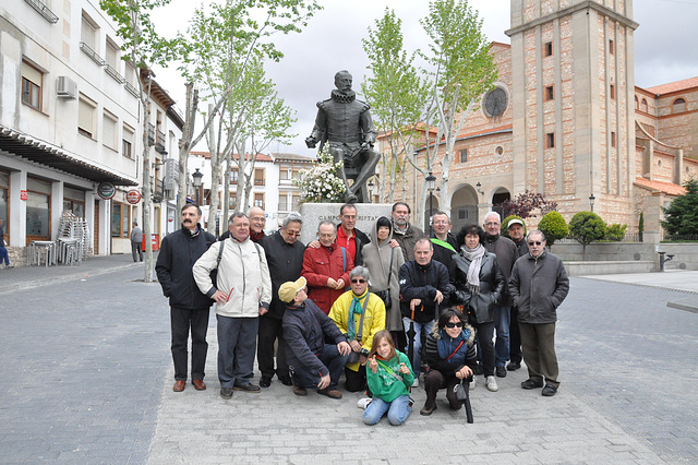 Grupa foto, inkludante Cervantes