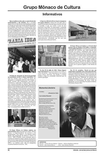 LITERATO 06 - PÁGINA 06 - GRUPO MÔNACO DE CULTURA