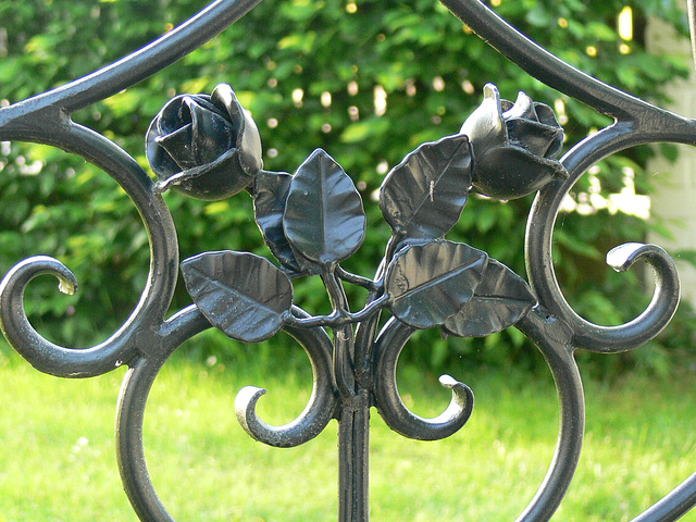 schmiedeeiserne Rosen
