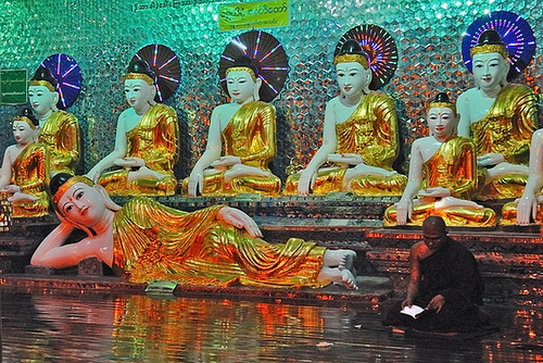 ipernity: Buddha statues at Saw La Paw’s Pagoda - by Wolfgang