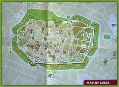 Map of Lucca