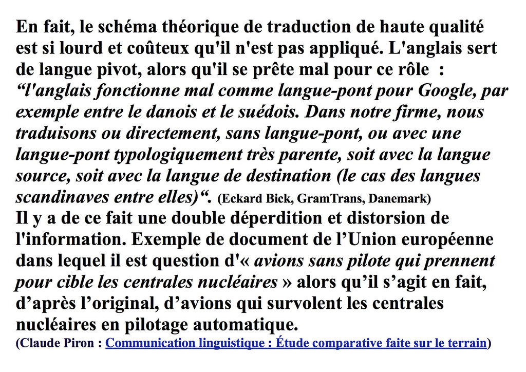 Tradukado / Traduction