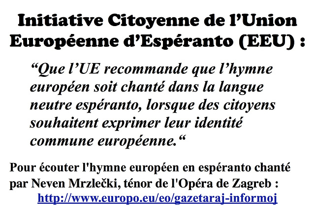 Iniciato de EEU / Initiative de l'UEE