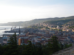 Trieste au coucher du coleil