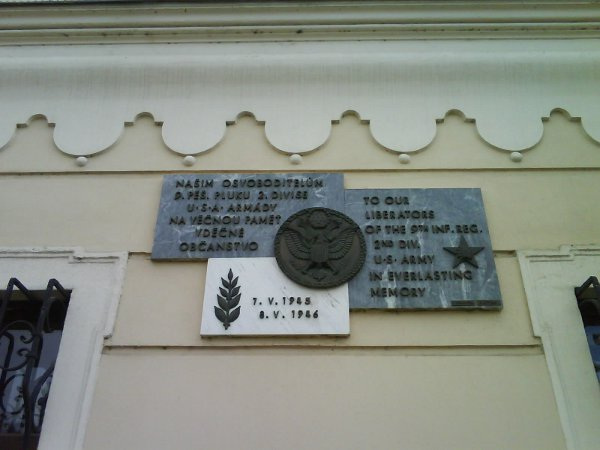 World War II Memorial, Rokycany, Plzensky kraj, Bohemia (CZ), 2011