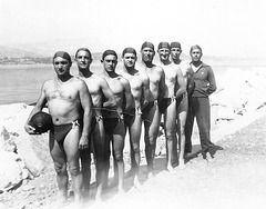 water polo team 1940' in great Dreieckbadehose # 2