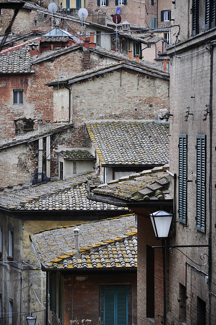 Straßen und Gassen in Siena