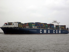 Containerschiff   CMA  CGM    LIBRA