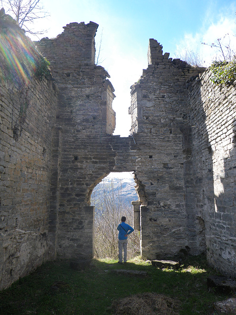 Abbatiale de Saint-Orens : entrée.