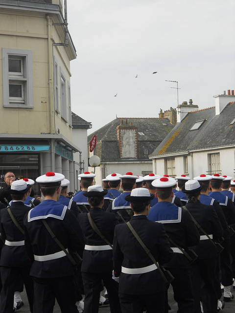 marins dans la ville