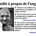 Gandhi à propos de l'anglais