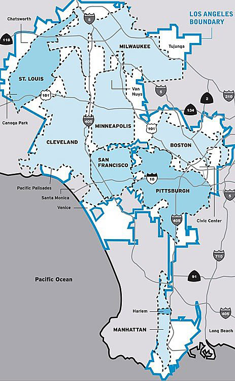 The Size Of Los Angeles
