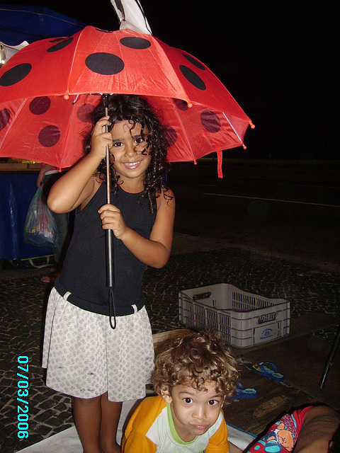 le marché de nuit à Rio