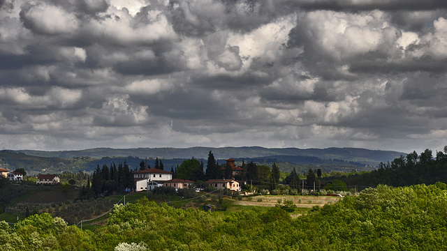 nur Wolken - kein Regen