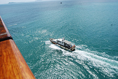 Le bateau du pilote .....