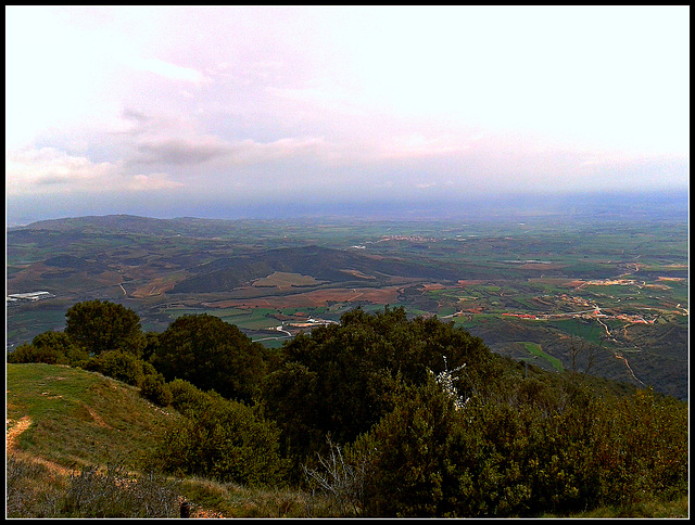 Vista desde el Montejurra (Navarra).