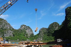 Travaux sur la Baie d'Halong