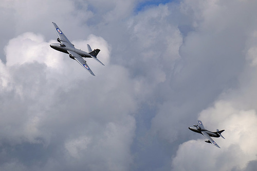 Wings and Wheels Dunsfold August 2014 X-T1 Canberra Hunter 3