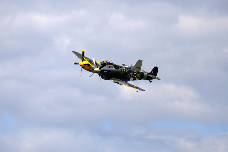 Wings and Wheels Dunsfold August 2014 X-T1 Spitfire Mk IXB Mustang P51D 6