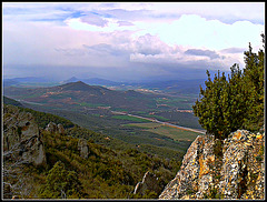 Vista desde el Montejurra (Navarra).