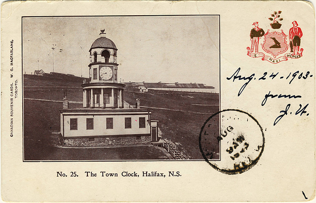 3972. The Town Clock, Halifax, N.S.